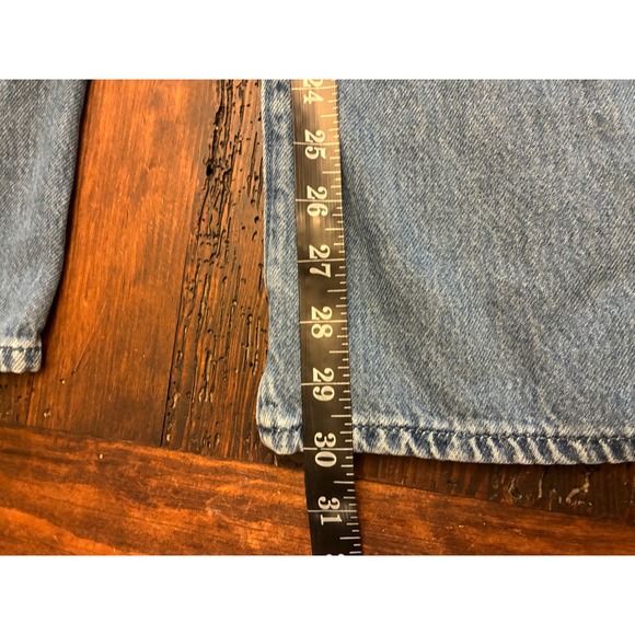 Loft Denim Belted Palazzo Jeans, Women's Size 12 - Picture 4 of 5